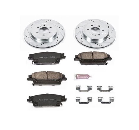 Power Stop 04-09 Cadillac SRX Rear Z23 Evolution Sport Brake Kit