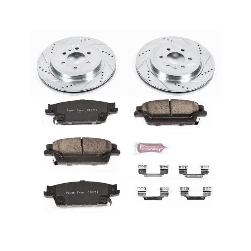 Power Stop 04-09 Cadillac SRX Rear Z23 Evolution Sport Brake Kit