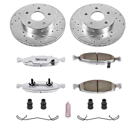 Power Stop 99-02 Jeep Grand Cherokee Front Z26 Street Warrior Brake Kit