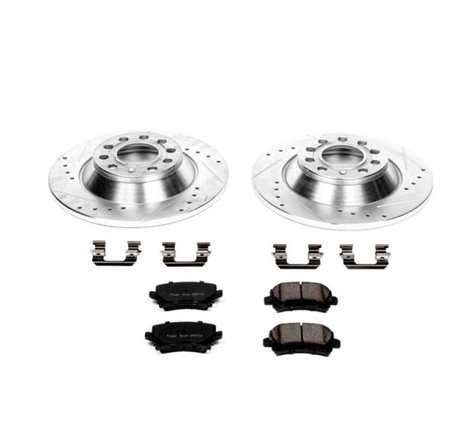 Power Stop 05-11 Audi A6 Rear Z23 Evolution Sport Brake Kit