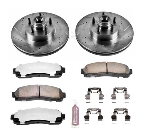 Power Stop 01-03 Ford Explorer Sport Front Z36 Truck & Tow Brake Kit