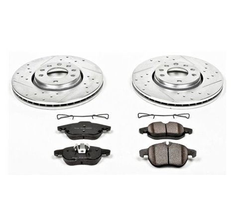 Power Stop 03-11 Saab 9-3 Front Z23 Evolution Sport Brake Kit