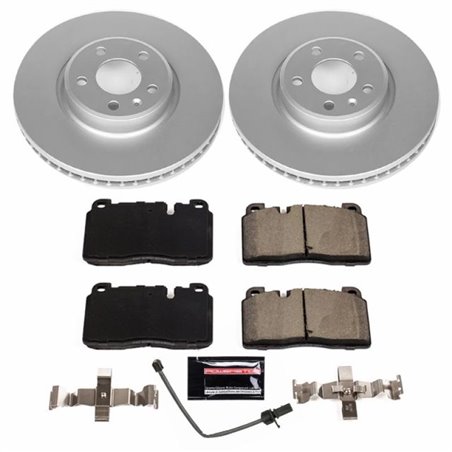 Power Stop 14-17 Audi Q5 Front Z23 Evolution Sport Coated Brake Kit