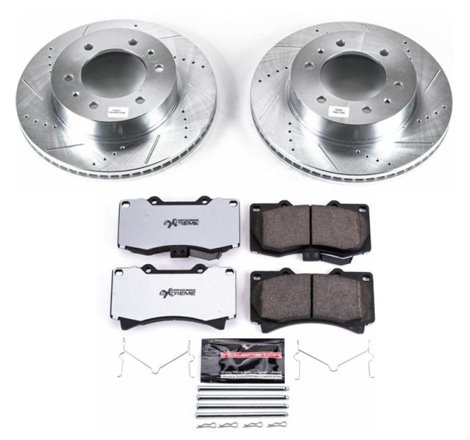 Power Stop 06-10 Hummer H3 Front Z36 Truck & Tow Brake Kit