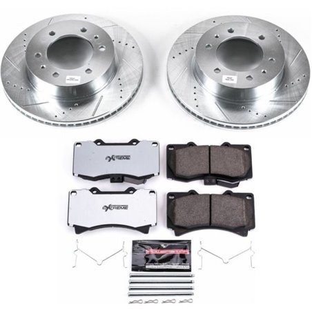 Power Stop 06-10 Hummer H3 Front Z36 Truck & Tow Brake Kit