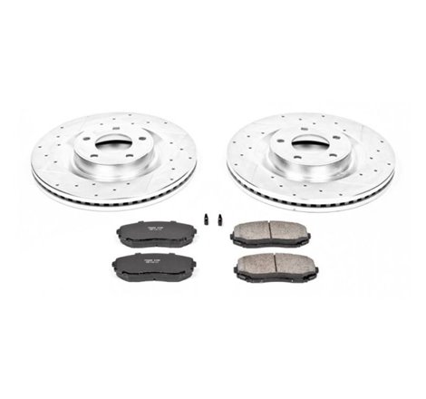 Power Stop 07-15 Ford Edge Front Z23 Evolution Sport Brake Kit