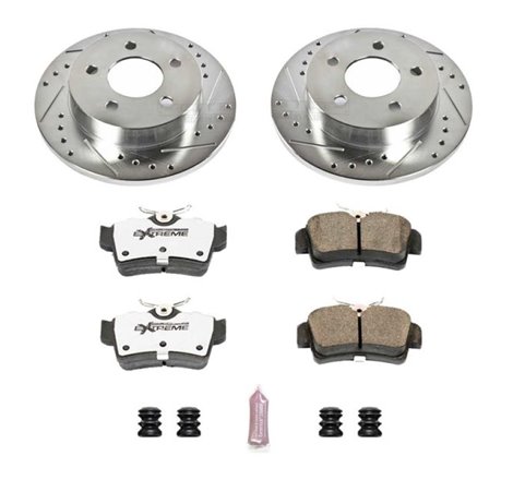 Power Stop 94-04 Ford Mustang Rear Z26 Street Warrior Brake Kit