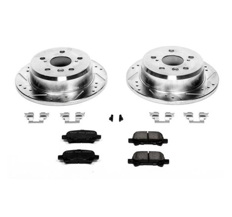 Power Stop 05-07 Toyota Avalon Rear Z23 Evolution Sport Brake Kit