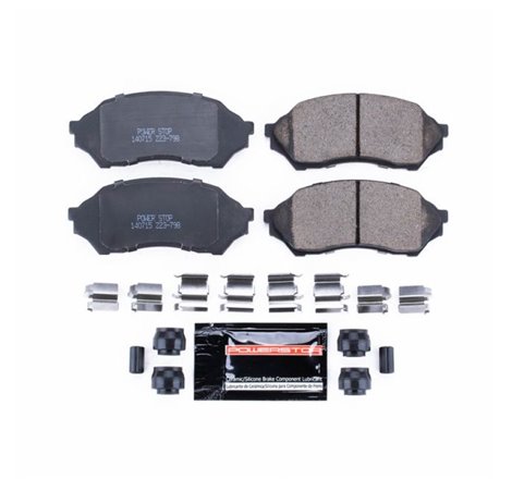 Power Stop 99-01 Mazda Protege Front Z23 Evolution Sport Brake Pads w/Hardware