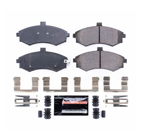 Power Stop 02-05 Hyundai Elantra Front Z23 Evolution Sport Brake Pads w/Hardware