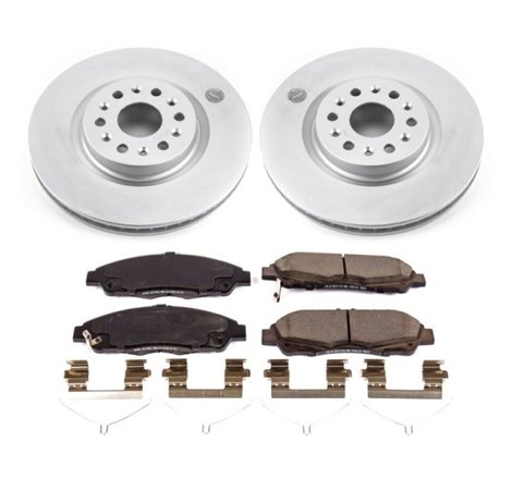 Power Stop 17-18 Cadillac XT5 Front Z17 Evolution Geomet Coated Brake Kit