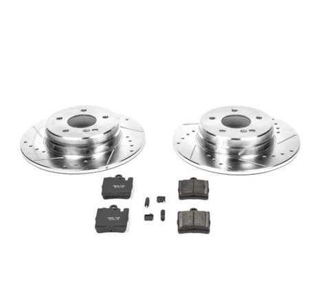 Power Stop 01-02 Mercedes-Benz E430 Rear Z23 Evolution Sport Brake Kit