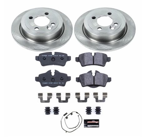 Power Stop 07-08 Mini Cooper Rear Track Day SPEC Brake Kit