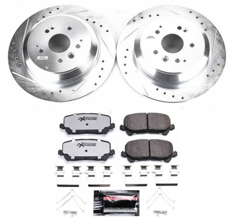 Power Stop 14-16 Acura MDX Rear Z36 Truck & Tow Brake Kit