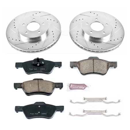 Power Stop 10-12 Ford Escape Front Z23 Evolution Sport Brake Kit