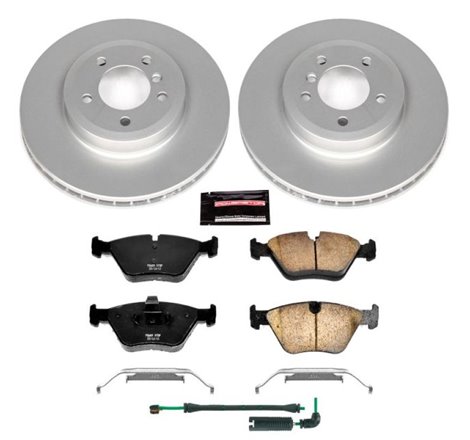 Power Stop 01-06 BMW 330Ci Front Z23 Evolution Sport Coated Brake Kit