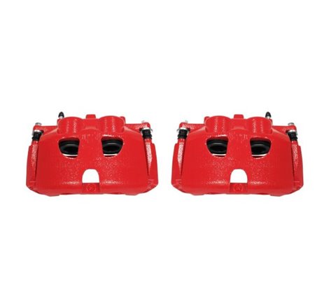 Power Stop 10-17 Ford Expedition Front Red Calipers w/Brackets - Pair