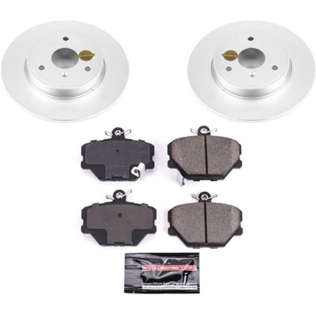 Power Stop 08-16 Smart Fortwo Front Z23 Evolution Sport Coated Brake Kit