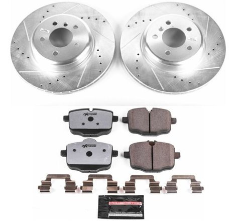 Power Stop 11-16 BMW 550i Rear Z26 Street Warrior Brake Kit