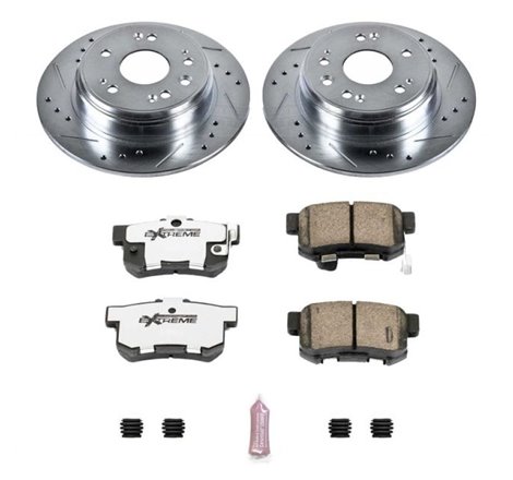 Power Stop 02-04 Honda CR-V Rear Z26 Street Warrior Brake Kit