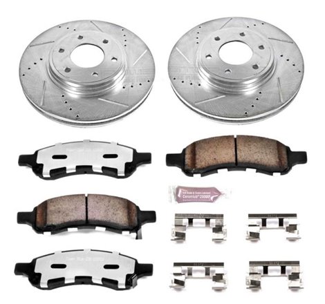 Power Stop 06-09 Chevrolet Trailblazer Front Z36 Truck & Tow Brake Kit