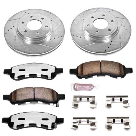 Power Stop 06-09 Chevrolet Trailblazer Front Z36 Truck & Tow Brake Kit