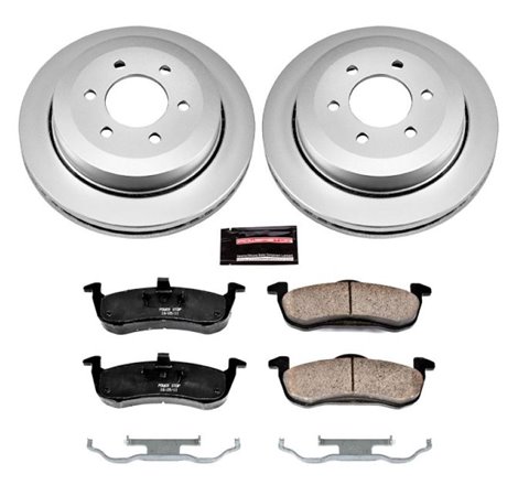 Power Stop 07-17 Ford Expedition Rear Z17 Evolution Geomet Coated Brake Kit