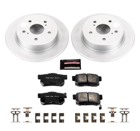 Power Stop 07-13 Suzuki SX4 Rear Z17 Evolution Geomet Coated Brake Kit