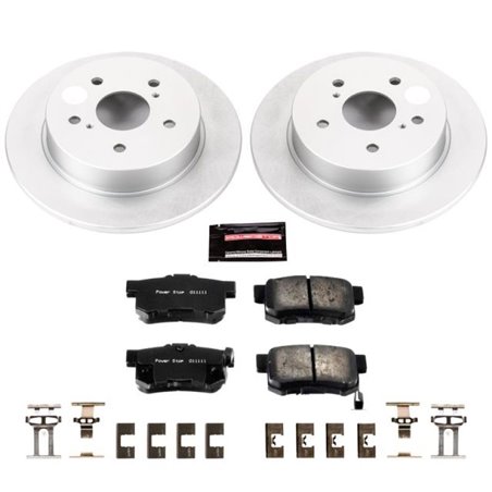 Power Stop 07-13 Suzuki SX4 Rear Z17 Evolution Geomet Coated Brake Kit