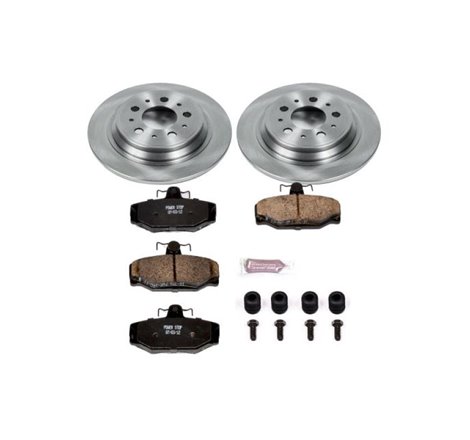 Power Stop 99-00 Volvo S70 Rear Autospecialty Brake Kit