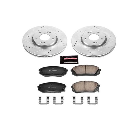 Power Stop 12-16 Kia Sportage Front Z23 Evolution Sport Brake Kit