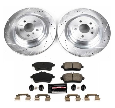 Power Stop 17-18 Mercedes-Benz GLS450 Rear Z23 Evolution Sport Brake Kit