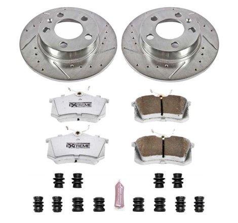 Power Stop 98-10 Volkswagen Beetle Rear Z26 Street Warrior Brake Kit