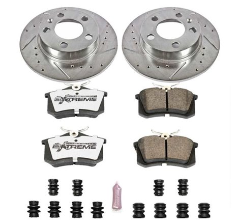 Power Stop 99-06 Audi TT Rear Z26 Street Warrior Brake Kit