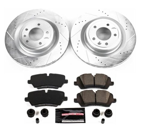 Power Stop 2017 Land Rover Discovery Rear Z23 Evolution Sport Brake Kit