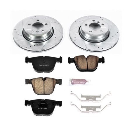 Power Stop 06-08 BMW 750i Rear Z23 Evolution Sport Brake Kit