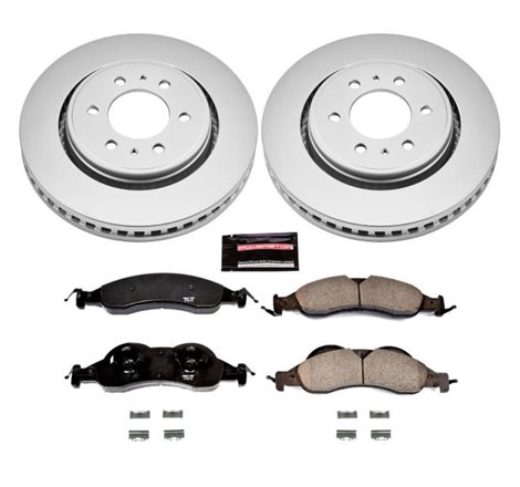 Power Stop 07-09 Ford Expedition Front Z17 Evolution Geomet Coated Brake Kit