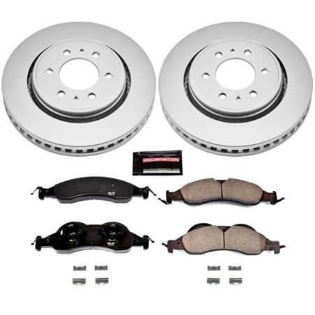 Power Stop 07-09 Ford Expedition Front Z17 Evolution Geomet Coated Brake Kit