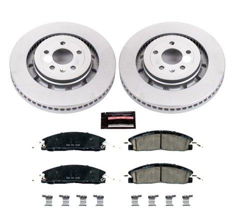 Power Stop 13-19 Ford Explorer Front Z17 Evolution Geomet Coated Brake Kit