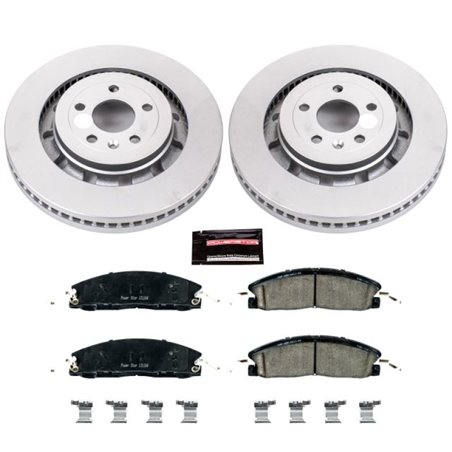 Power Stop 13-19 Ford Explorer Front Z17 Evolution Geomet Coated Brake Kit