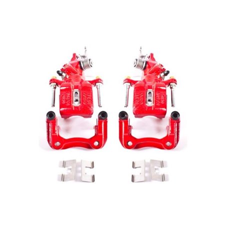 Power Stop 04-08 Acura TSX Rear Red Calipers w/Brackets - Pair