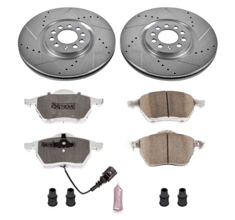 Power Stop 99-06 Audi TT Front Z26 Street Warrior Brake Kit