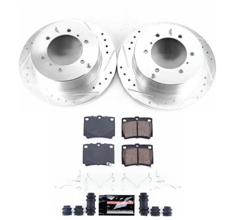 Power Stop 97-04 Mitsubishi Montero Sport Rear Z23 Evolution Sport Brake Kit