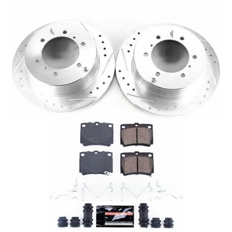 Power Stop 97-04 Mitsubishi Montero Sport Rear Z23 Evolution Sport Brake Kit