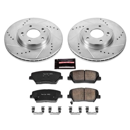 Power Stop 10-12 Hyundai Santa Fe Front Z23 Evolution Sport Brake Kit