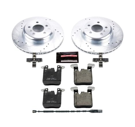 Power Stop 16-18 BMW 320i xDrive Rear Z23 Evolution Sport Brake Kit