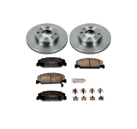 Power Stop 88-89 Honda CRX Front Autospecialty Brake Kit