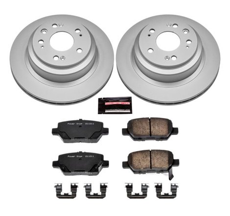 Power Stop 05-12 Acura RL Rear Z17 Evolution Geomet Coated Brake Kit