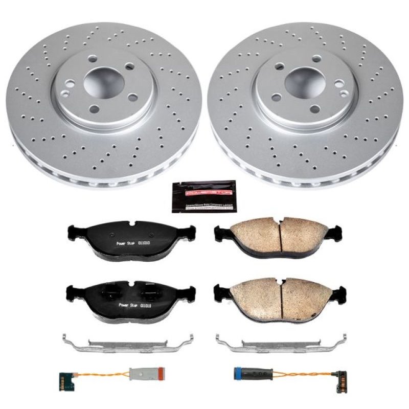 Power Stop 04-05 Mercedes-Benz E500 Front Z23 Evolution Sport Coated Brake Kit