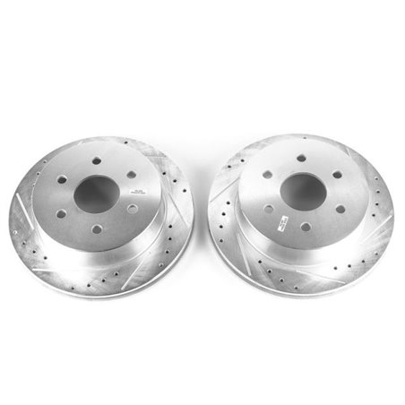 Power Stop 03-05 Chevrolet Express 2500 Rear Evolution Drilled & Slotted Rotors - Pair